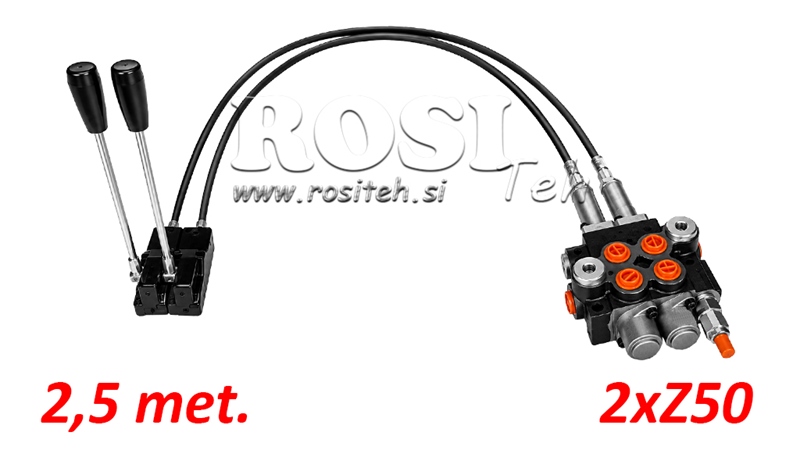 KIT 2xZ50 + JOYSTICK 1 POZĪCIJA L2500