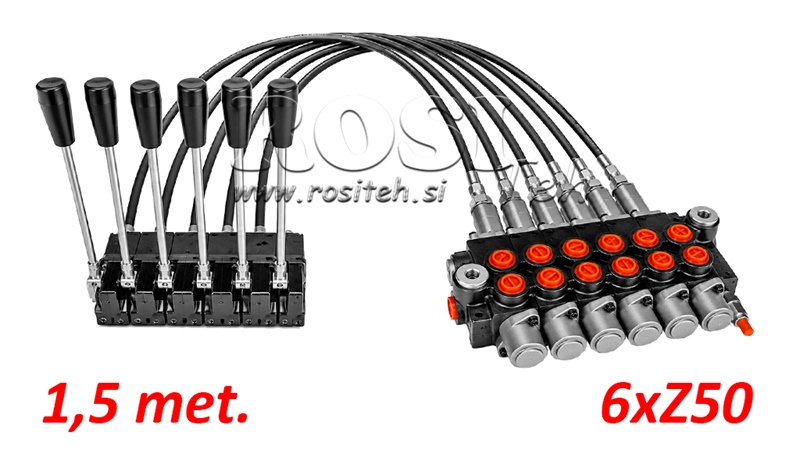 KIT 6xZ80 + JOYSTICK 1 POZĪCIJA L1500