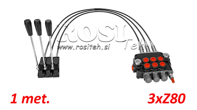 KIT 3xZ80 + JOYSTICK 1 POZĪCIJA L1000