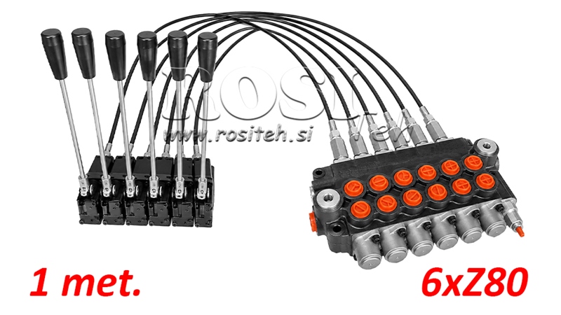 KIT 6xZ80 + JOYSTICK 1 POZĪCIJA L1000