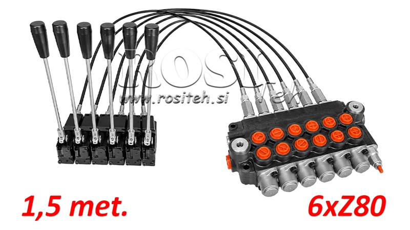 KIT 6xZ80 + JOYSTICK 1 POZĪCIJA L1500