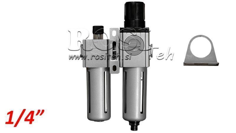 PNEUMATICKÁ PŘÍPRAVNÍ JEDNOTKA 200 G1/4 40µ 0-10b