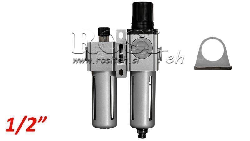 PNEUMATICKÁ PŘÍPRAVNÁ JEDNOTKA 300 G1/2 40µ 0-10b