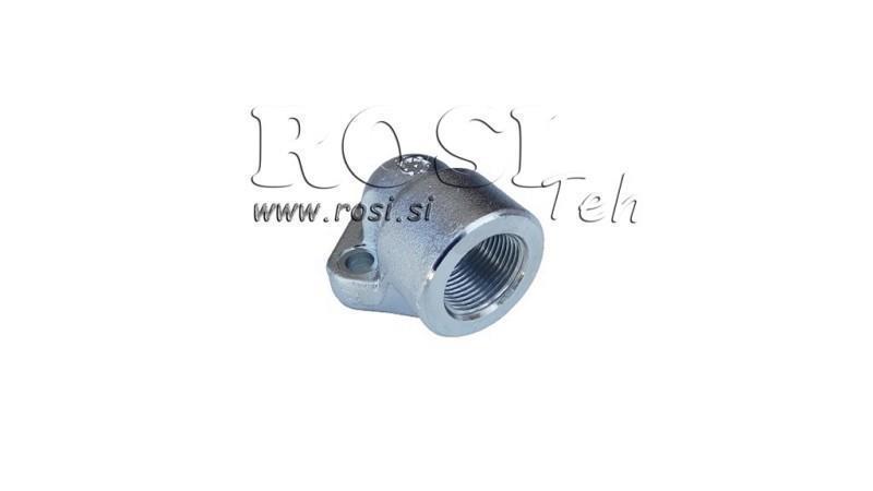 CONECTOR DE TUBO 1/2 - FLANGE DE ÂNGULO fi 30