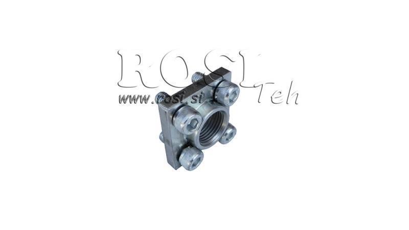 Caurules savienojums 3/8 - plakana flanša fi 30