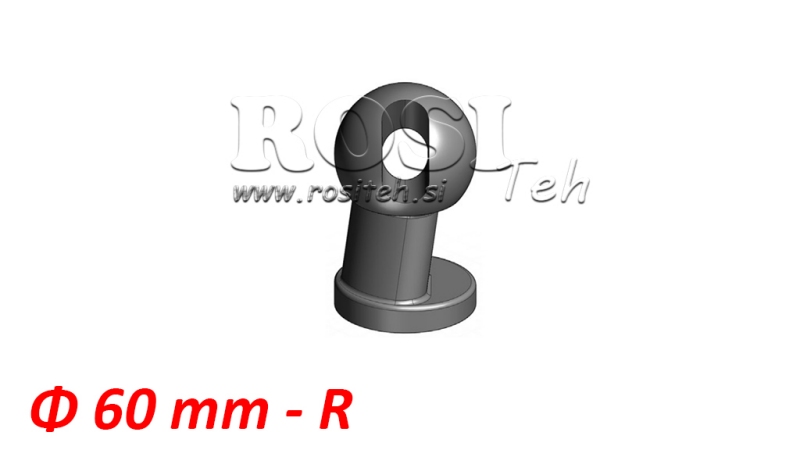 BOLA BASCULANTE DA CAÇAMBA Φ 60 TRASEIRA DIREITA
