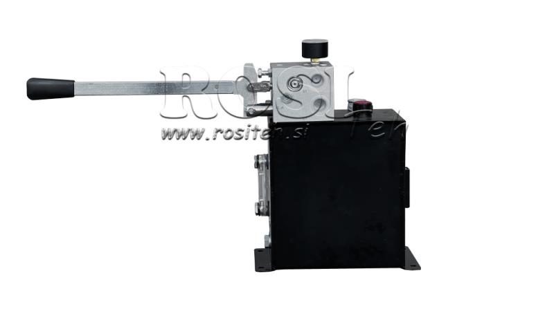 VÁLVULA AUTOMÁTICA RVBR HIDRÁULICA PARA CILINDRO DE MOLAS COM RESERVATÓRIO E MANIVELA DE EMERGÊNCIA