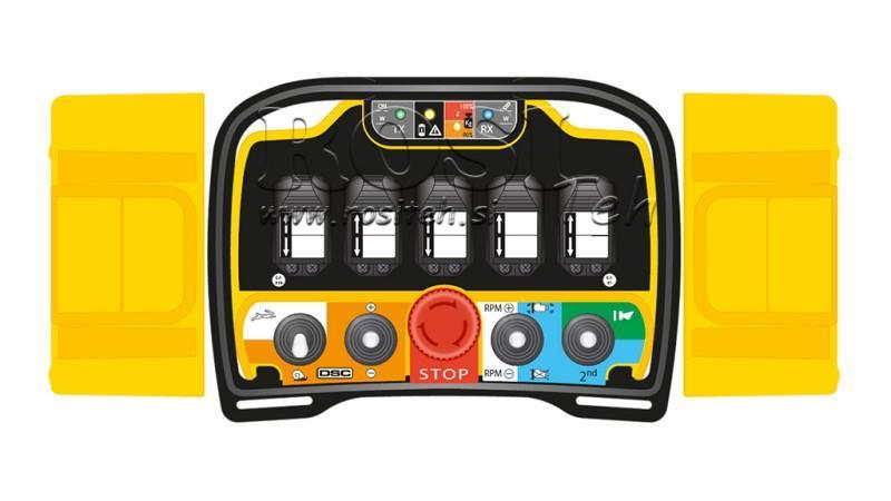 CONTROLE REMOTO POR RÁDIO - PROPORCIONAL - ZEUS2 M5 10018 Plus