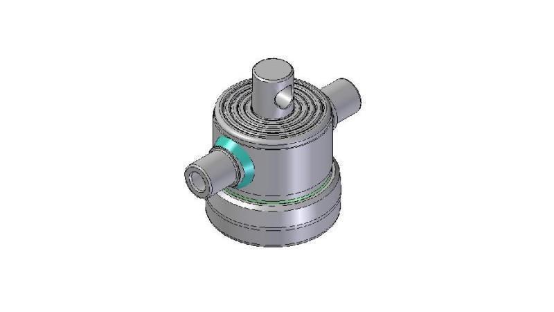 6002F -TELESCOPICKÝ CYLINDR STANDARD/DÍRA 6 STUPŇŮ ZDVIH 840 FI 124