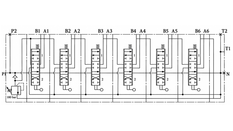 MANUĀLS HIDRAULISKAIS VĀRSTS MONOBLOKS 6xZ80