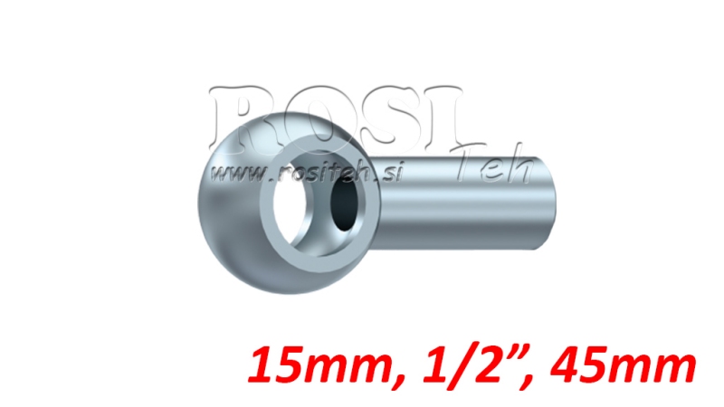 CAURULE AR BANDŽO UZGALI 1/2 45mm