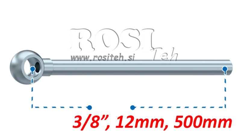 KOVINSKA CEV BANJO 3/8 500mm