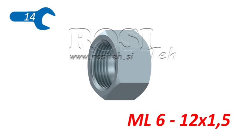 HYDRAULICKÁ MATICA ML 6 - 12x1,5