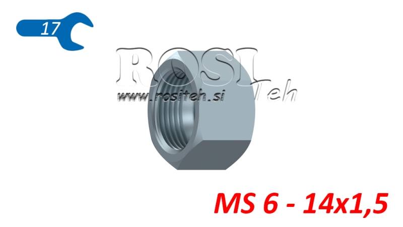 HYDRAULICKÁ MATICA MS 6 - 14x1,5