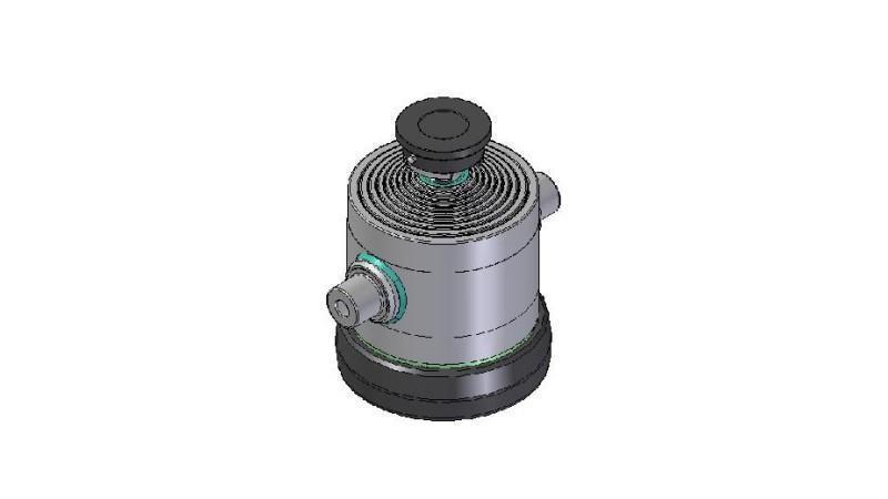 9049S -TELESCOPIC CYLINDER STANDARD/BALL 9 STAGES TRAVEL 1842 DIAMETER 300