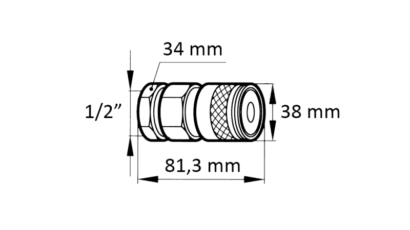 ĀTRĀ SAVIENOTĀJA EKSKAVATORAM FFH SIEVIETE 1/2