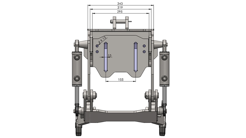 PRIEKŠĒJĀ UZKARE TRAKTORAM CAT. 1 - PROFI AUTOMATIC 800 KG