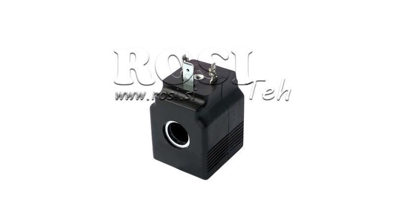 BOBINA ELETROMAGNÉTICA 12V DC - SAE08 - fi 13.2mm-38.6mm 22W IP65
