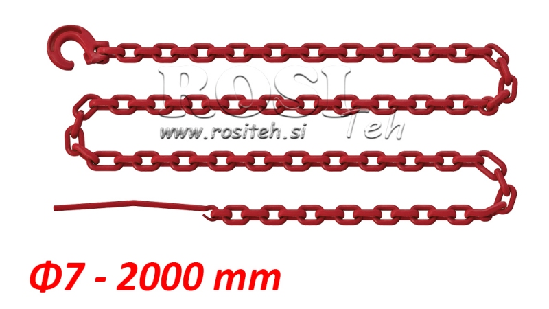CATENA FORESTALE taglia7-2000mm