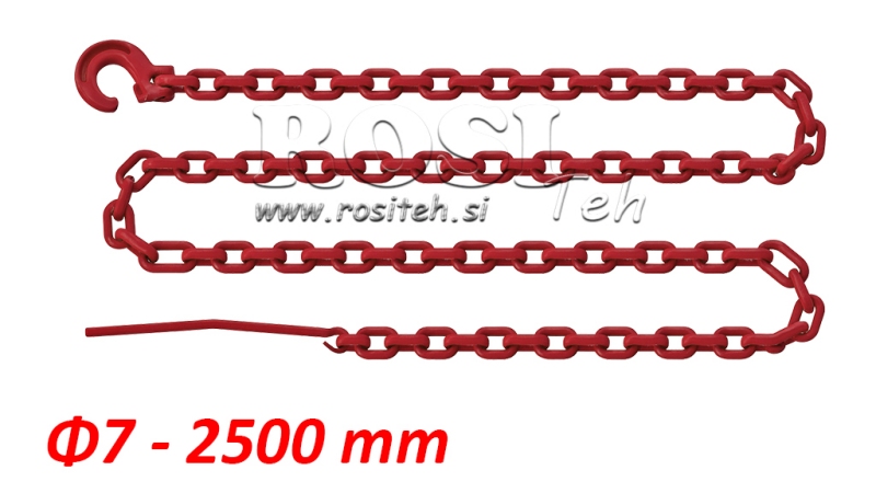 LESNICKÝ ŘETĚZ VELIKOST 7-2500MM