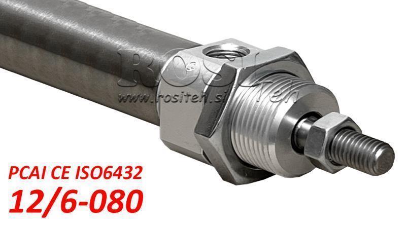 PNEUMATISK CYLINDER PCAI 12/6-080 CE ISO6432