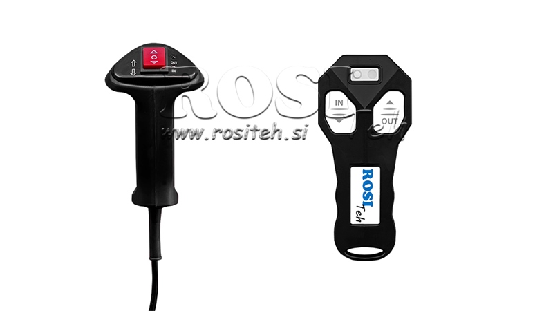 24 V ELEKTRISKĀ VINČA RS-20000 - 9100 KG - TĒRAUDA TROSE - ECO