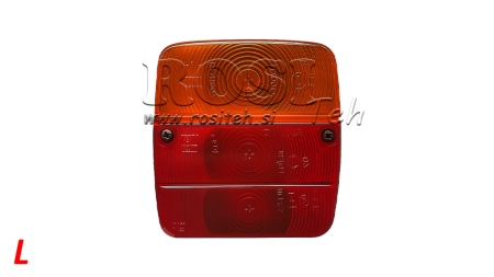 LUZ QUADRADA TRASEIRA ESQUERDA 3 POSIÇÕES