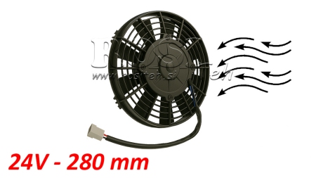 VENTILADOR AXIAL 280MM EMPURRAR 24V