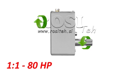 TRAKTORA REDUKTORS - INVERSION 1:1 (80HP-60KW) SIEVIETE-VĪRIEŠS