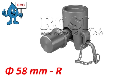 BOLA PARA CAISSON DE CAMINHÃO Φ58 DIREITA ECO