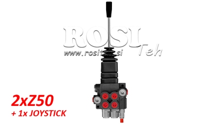 HYDRAULICKÝ VENTIL 2XP40 + JOYSTICK