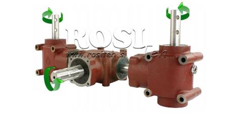 SÆT AF REDUKTORER 1:1.3 (27HK-20kW) TIL SPREADER L:450 GJERD