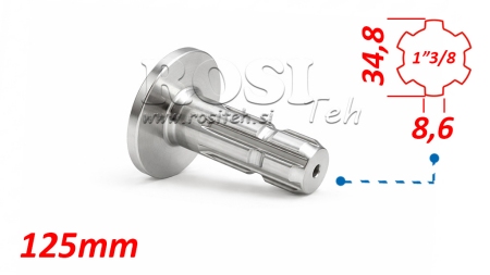 ADAPTADOR P.T.O. CON FLANGE 1 3/8