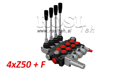 VÁLVULA HIDRÁULICA 4XZ50 + FUNÇÃO FLUTUANTE