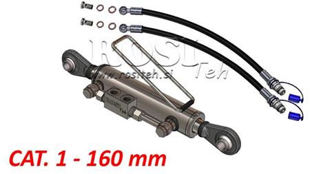 HYDRAULISK TOPSTANG STANDARD - CAT. 1 - 50/30-160 (20-55 HP) (19,2/19,2 mm)