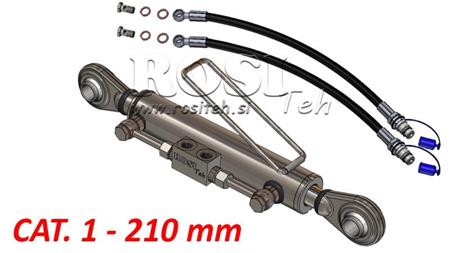 HIDRAULISKĀ CENTRĀLĀ ATSAITE STANDARD - CAT. 1 - 50/30-210 (20-55 HP) (25,4/25,4 mm)