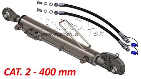 HYDRAULISK TOPSTANG AUTOMATIC - CAT. 2 - 63/35-400 (45-95 HP) (25,4 mm)