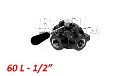 MANUĀLA 3-VIRZI VALVE DF 1/2 - 60LIT