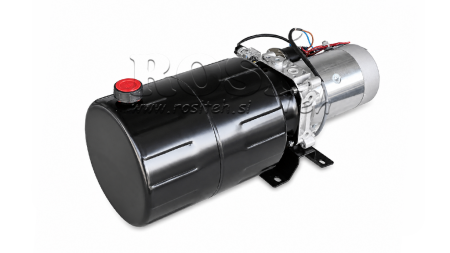 MINI HÜDRAULILINE JÕUÜKSUS 12V DC - 1.6kW = 2.1cc - 8 liitrit - ühefaasiline seade (metall)