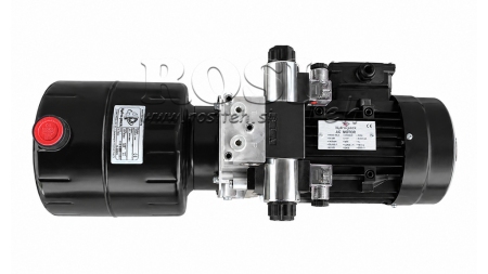MINI HYDRAULIKAGGREGAT 380V AC (1,5 kW) - 5,8 cc - 8,2 lit/min - Tank 6 lit