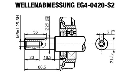 bensinmotor EG4-420cc-9.6kW-13.1HK-3,600 RPM-E-KW25x88.5-elektrisk start