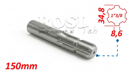 ADAPTADOR P.T.O. 13/8 L=150