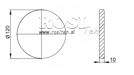 ADAPTADOR P.T.O. CON FLANGE 1 3/4 L120