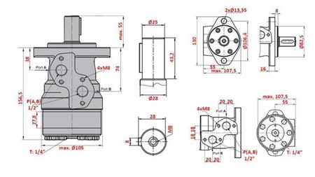 HIDRAULISKAIS MOTORS MR 160