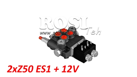 VALVOLA IDRAULICA 2xZ50 ES1+12V DC