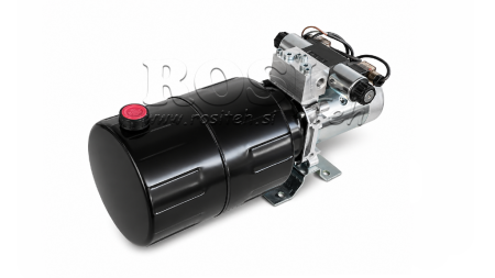 MINI HÜDRAULILINE JÕUÜKSUS 12V DC - 1.6kW = 2.1cc - 8 lit - kahe suunaga seade (metall)
