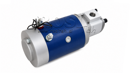 HIDRAVLIČNI SKLOP ČRPALKE GR.1 + ELEKTRO MOTOR 24V 2,5kW = 2,5cc - 6,6lit