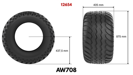 400/60-15,5 PNEVMATIKA AW708 14pl