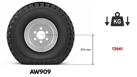11,5/80-15,3 RIEPA AW909 (14 PR) AR DISKU 9,00 x 15,3