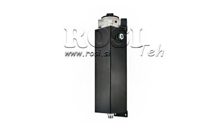 RESERVATÓRIO METÁLICO 3 LITROS CUBO 100x113x350mm COMPLETO COM EQUIPAMENTO